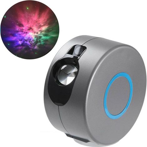 Projecteur d'étoiles télécommandé, veilleuse galaxie, lampe USB pour la maison, bar, café, restaurant, mariage, fête, décoration grise (1/5)