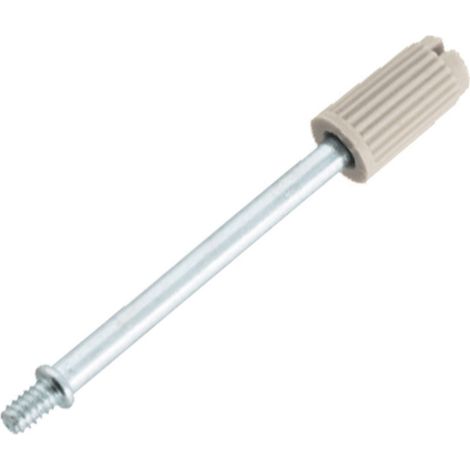 encitech 6718-0102-03 JSPCLG-51-M3-T5 Rändelschraube Metall, Grau 1 St. Bulk