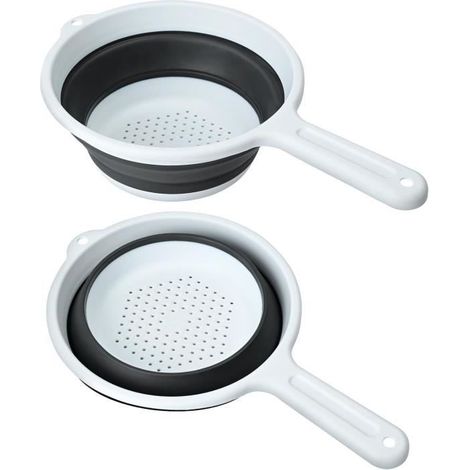 Passoire Pliable - Cuisine - Silicone - Sans BPA - Résistante à la chaleur - 33 x 20 x 9 cm (1/4)