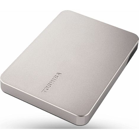 Toshiba Canvio Flex 2 TB disco rigido esterno 2.5 USB tipo A 3.2 Gen 1 [3.1 Gen 1] Argento (Toshiba Canvio Flex 2TB silver) (1/4)