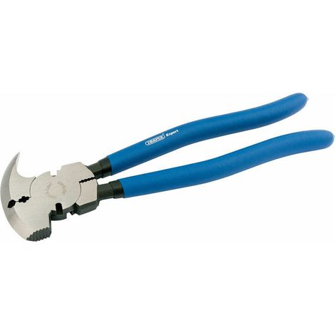 Draper Fencing Pliers Hammer Pincer Wire Cutter Wire Grips Remover Hook 68450 (1/5)