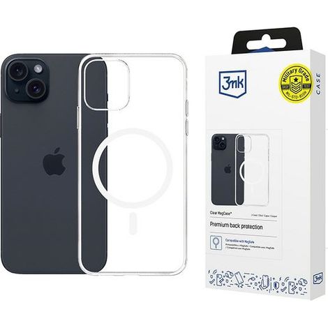 Apple iPhone 15 Plus - 3mk Clear MagCase