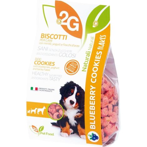 Biscuits Bluberry pour chiens avec yaourt, myrtilles et flocons d'orge 350g (1/2)