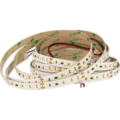 Bobina Striscia Led 12V 17W/M Bianco Caldo 2700K 600 Smd 2835 5 Metri (1/3)