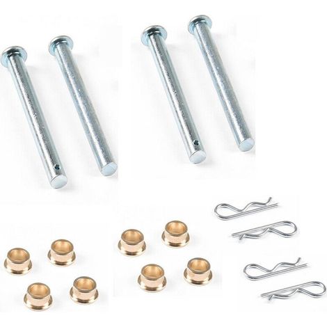Two bushed door hinge pin replacement kits for Mustang door hinge repair (1979-1993). (1/4)