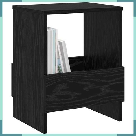 890970 étagère à magazines Chêne noir 35 x 30 x 45 cm (1/5)