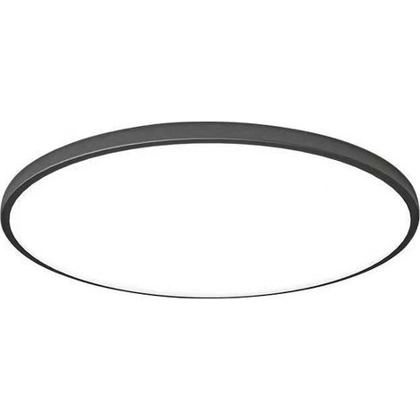 Spot Ceiling Light 30W Dimmable LED Ceiling Light, Round Panel Ceiling Light, Ø28cm, Three Proofs-Black Edge (1/5)