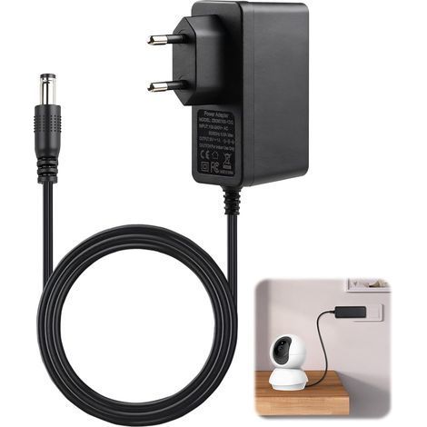 1 Adaptateur Secteur 9V 1A, Câble 1m, Pour Caméra IP WiFi Tapo C200 C210 (1/5)