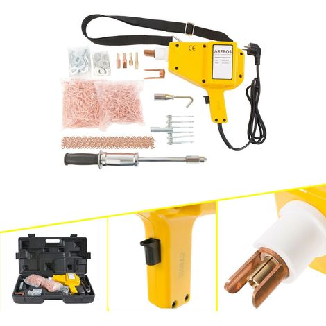 AREBOS Unidad de soldadura por puntos Alambre de soldadura de reparaciones 800W (1/5)