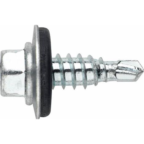 (6,3X25 P16) TORNILLO AUTOTALADRANTE DE PUNTA REDUCIDA Y CABEZA HEXAGONAL CON ARAND (100U) - INDEX (1/2)