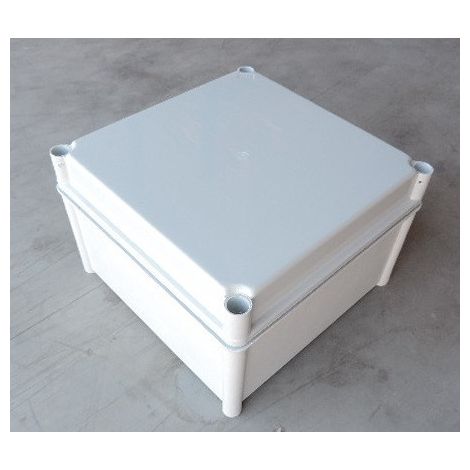 Boite polycarbonate avec couvercle opaque 270x270x170mm double isolation série MORVAN (1/3)