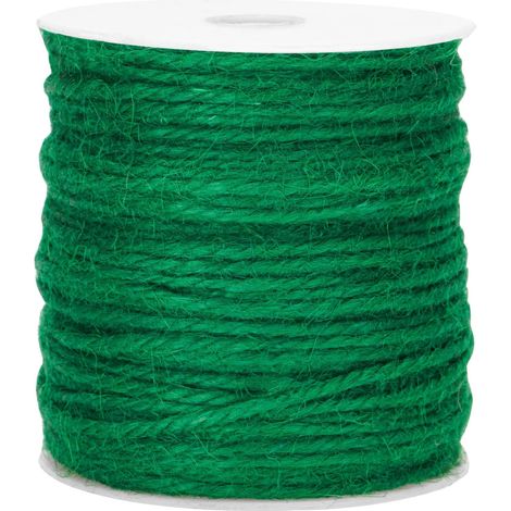 3mm Corde Jute, 100M Ficelle en Jute Noir, Corde de Chanvre, Ficelle Chanvre Naturel pour Jardinage, DIY, Cadeau Forfait, Décor (1/5)