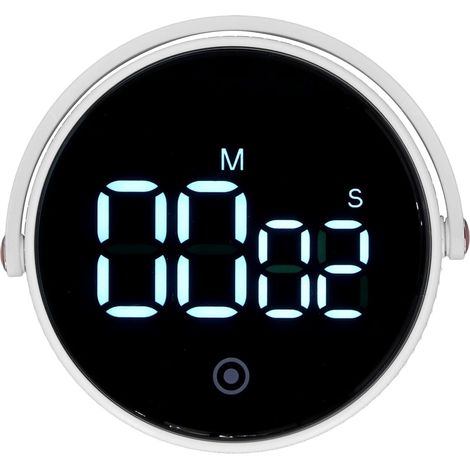 Minuteur électronique avec support et affichage numérique (1/5)