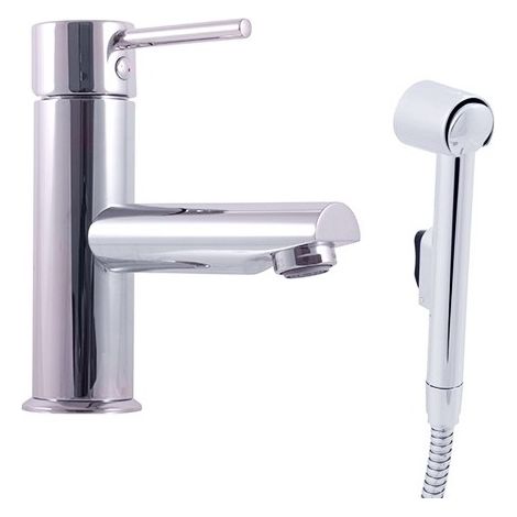 Mitigeur bidet SEINA avec douchette en laiton chromé (1/5)