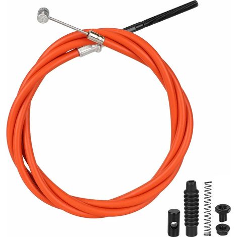 Câble de frein orange compatible avec les modèles Xiaomi série 5 (5/5 Pro/5 Max/5 Plus) à frein à tambour.