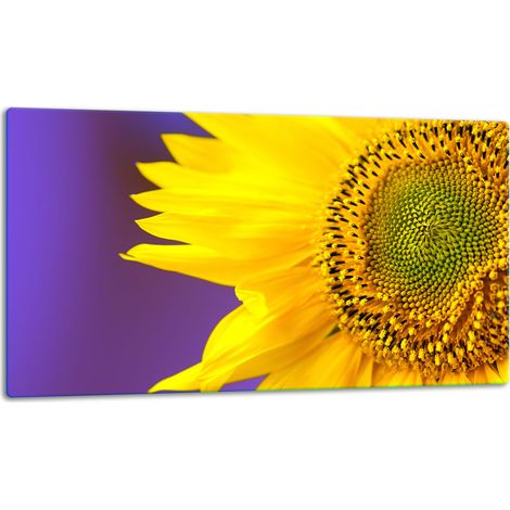 Tagliere in vetro 52x30 con motivo floreale (1/5)