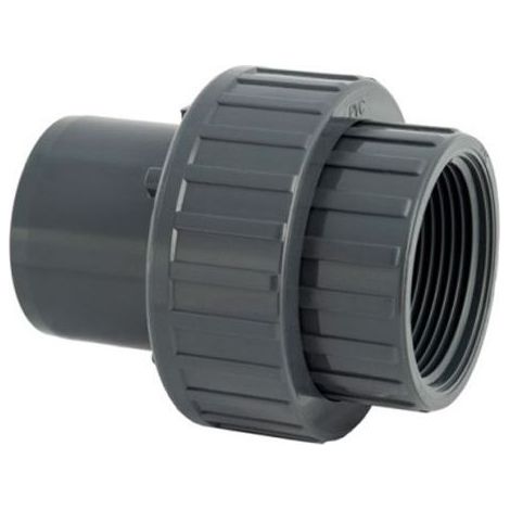 PVC-Mischdruck-Ablaufverschraubung MF-F Ø50/40 – Reduzierter Durchmesser 1 1/2" – Maximaler Druck 10 bar – Robuster Rohranschluss
