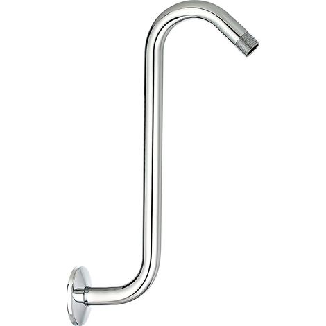 Bras de douche cantilever en laiton chromé