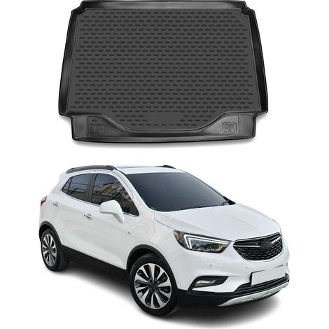 OMAC Tapis De Coffre Compatible avec Opel Mokka Mokka X 2012-2020 en Caoutchouc Noir (1/5)