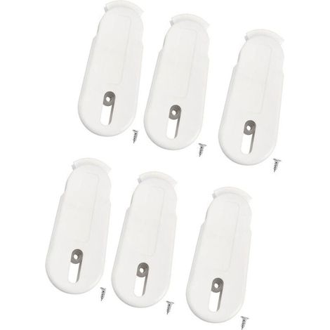 Maniglia antiscivolo per tende, - 6 set