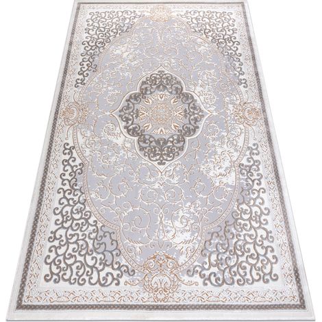 Alfombra BCF Morad ZEGARY relojes, clásico - beige beige 140x200 cm (1/5)