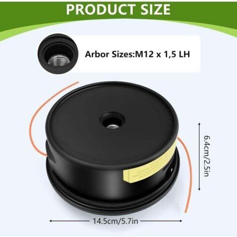 [JAMAIS UTILISÉ]Tête de débroussailleuse pour Stihl Autocut 40-2 FS160 FS220 FS280 FS490 Tete à Fil Coupe-bordure Accessoires Remplace 40037102189 (1/3)