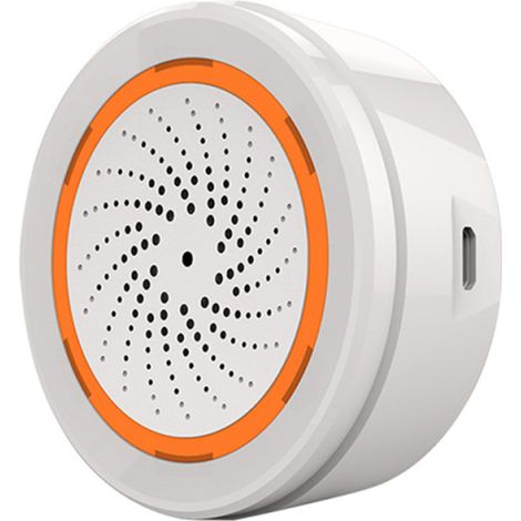 Système de sécurité domestique Tuya WiFi – sirène intelligente 90dB, alarme sonore et visuelle, contrôle via app (1/5)