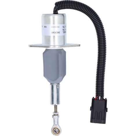 Solenoïde d'arrêt carburant 24V 3928161 - Remplacement vanne d'extinction pour moteur Cummins 6CT 8.3L (1/5)