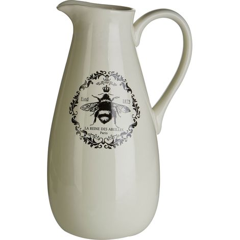 Interiors By Premier Stylish Pitcher Queen Bee, Functional Design Pitcher Jug For Dining Table, Comfortable Ptcher For Evening Tea (1/4)