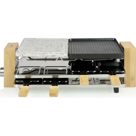 [NEUWERTIG] B-Ware Princess Pure 8 Raclette Antihaftbeschichtung Tischgrill Heißer Stein Pfännchen