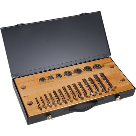 Jeu de tarauds et filières RS PRO 21 pièces, HSS ( Prix pour 1 Jeu ) (1/3)