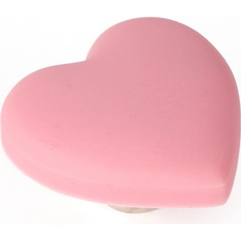 Pomello per mobile Cuore in plastica opaca H.25 x L.41 x P.41 mm REI