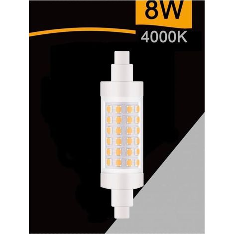Lampadina Led Luce Naturale Attacco R7s 8 Watt Lampada Ricambio Per Faro 4000k (1/3)