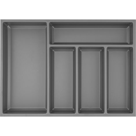 Agoform Besteck Organizer Sky Besteckeinsatz 520x53x373mm schiefgrau Kunststoff
