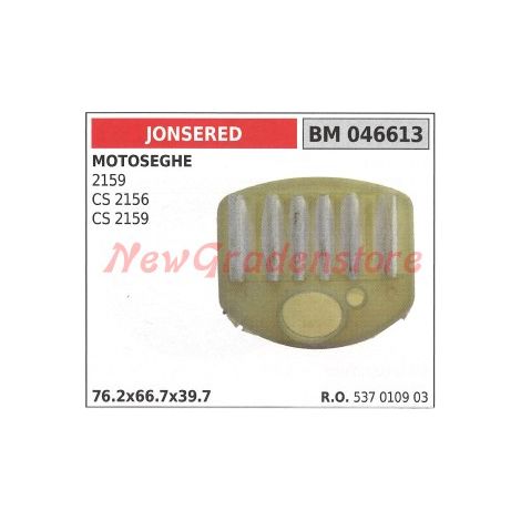 Filtro de aire motosierra JONSERED 2159 CS 2156 2159 046613
