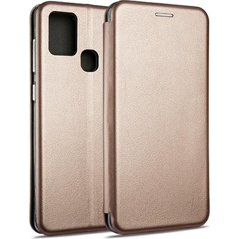 Funda tipo libro Beline para Samsung Galaxy A21s, color oro rosa. (1/5)