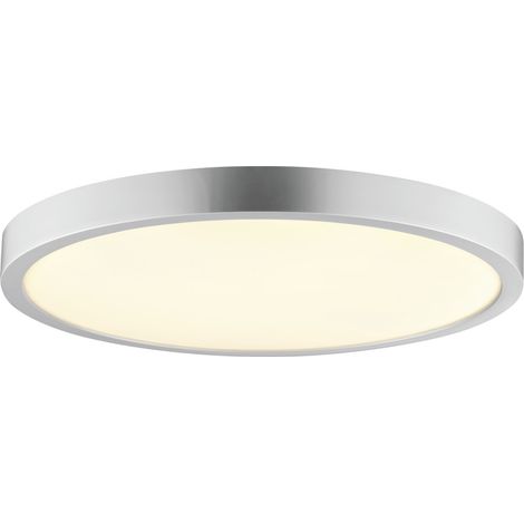 Brilliant LED Deckenleuchte Jade Ø 37,5 x 3,1 cm warmweiß-kaltweiß silber