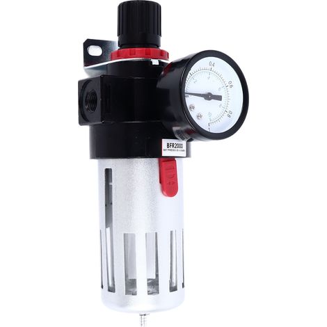 Luftfilterregler für Kompressor, 1/4 NPT Öl-/Wasserabscheider, Luftaufbereitungseinheit. (1/5)