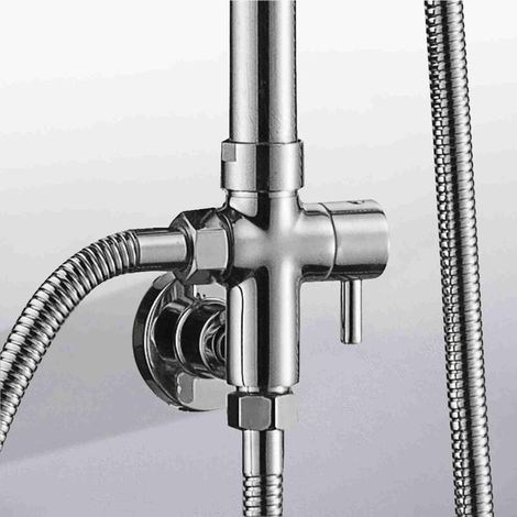 Runde Schnellverschluss-Wandhalterung aus Kupfer mit G1/2-Wandwasserspender (1/5)