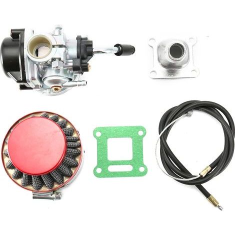 2-Takt-Motor, Vergaser, Luftfilter, Gaszug für General Pocket Bike ATV 49cc (1/5)