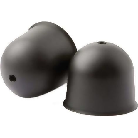 Florón de techo color negro ø7,5cm (envasado) (1/5)