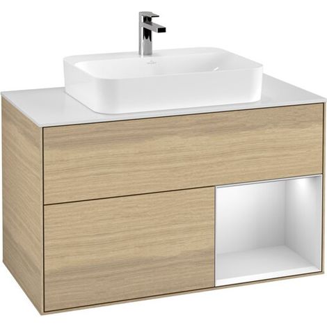 Villeroy & Boch G371MTPC Meuble sous lavabo Finion G37 (1/2)
