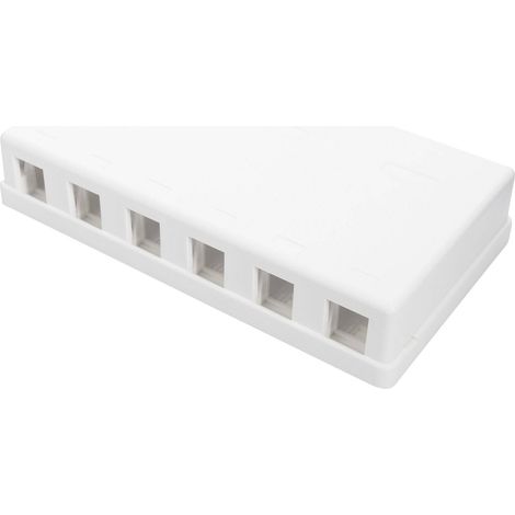 Digitus Modèle de boîtier Keystone blanc 17x11x4 cm (1/4)