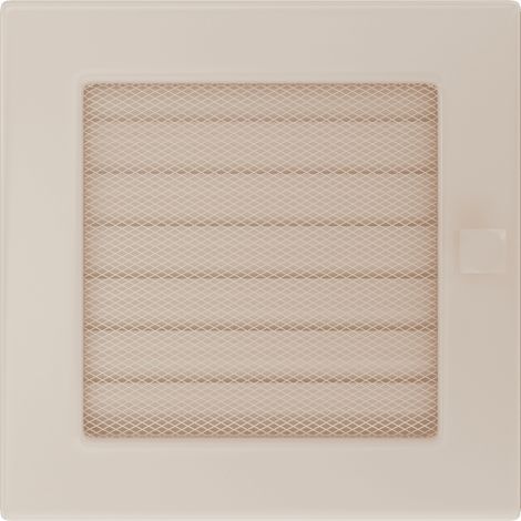 Vent Cover 17x17 cream with blinds (1/4)
