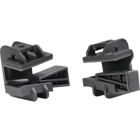 HellermannTyton Beam Clamp C with foam-PA6GF30-BK Befestigungssockel steckbar 151-01187    Schwarz 1