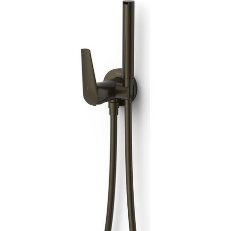 Mitigeur encastré avec douche pour WC Noir Bronze - TRES 28112301KMB