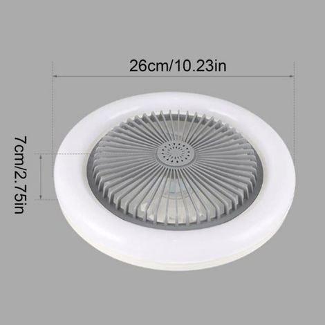 Ventilateurs de plafond avec lumières et télécommande, ventilateur de plafond LED avec lumières Plafonnier 30W (1/5)