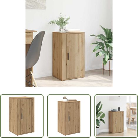 vidaXL Stauraum - Sideboard Artisan-Eiche 40 x 33 x 70 cm Holzwerkstoff (1/5)
