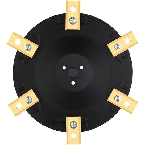 Blade disc + 6 blades compatible with Worx Landroid S&M (from 2020), Hexagonal Support AS1300