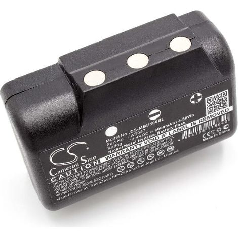 vhbw Batterie remplacement pour IMET AS037  WBH04.965 pour opérateur télécommande industrielle (2000mAh, 2,4V, NiMH)